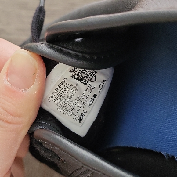 black leather platform keds - Picture 3 of 3